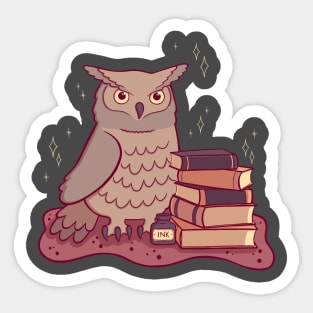 Owl Familiar Sticker